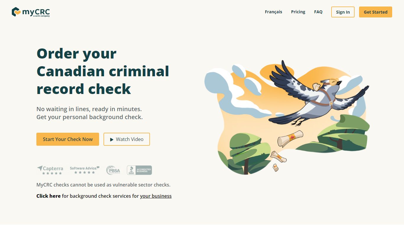 Canada's #1 Criminal Record Checks | Get Your Report in Minutes - MyCRC.ca